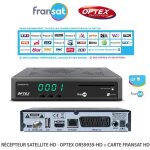 Rcepteur satellite hd - optex - ors9939 - hd - 4000 chanes - multi - satellites - carte fransat hd ...