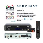 R�cepteur tv satellite - servimat - vega ii - full hd - dolby digital + - carte tntsat v6