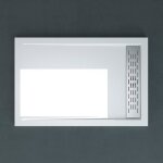 Receveur de douche blanc 80x100x5cm sogood xetro04 en résine bac à douche plat rectangulaire pour la ... Receveur de douche blanc 80x100x5cm sogood xetro04 en résine bac à douche plat rectangulaire pour la ...