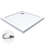 Sana receveur de douche + siphon couleur - blanc modèle - 80 x 80 cm Sana receveur de douche + siphon couleur - blanc modèle - 80 x 80 cm