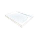 Ondee - receveur cera - picots antidérapants - 80x120x11cm - grès - blanc Ondee - receveur cera - picots antidérapants - 80x120x11cm - grès - blanc