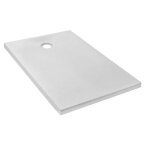 Receveur de douche extra - plat jacob delafon ipso 120x80 cm - blanc mat texture pierre