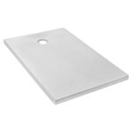 Receveur de douche extra - plat jacob delafon ipso 140x80x4 cm blanc mat texture pierre