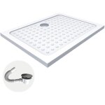 Sana receveur de douche + siphon couleur - blanc modle - 90 x 120 cm