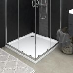 Receveur de douche - mothinessto - ly3514 - 90x90 cm - abs - seuil bas - r�sistance aux rayures