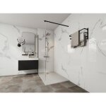 Receveur de douche extra plat à poser ou à encastrer recoupable en résine smc avec siphon - blanc - 140 ... Receveur de douche extra plat à poser ou à encastrer recoupable en résine smc avec siphon - blanc - 140 ...