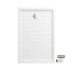 Pack receveur 120 x 90 villeroy et boch o. novo cramique rectangle blanc avec bonde d90