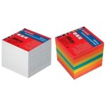 Recharge pour bo�tier de bloc - notes - herlitz - 90 x 90 mm - color�e - 80 g / m2 - 550 feuillets