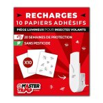 Lot de 10 recharges pour piège lumineux insectes volants - master trap - protection insectes volants ... Lot de 10 recharges pour piège lumineux insectes volants - master trap - protection insectes volants ...
