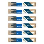 Recharges pilot bls - fr5 pour stylo roller frixion ball clicker 05 - lot de 6 packs de 3 en bleu noir ...