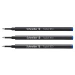 Recharge pour roller - schneider - topball 850 - lot de 3 - couleur bleue - pointe fine Recharge pour roller - schneider - topball 850 - lot de 3 - couleur bleue - pointe fine