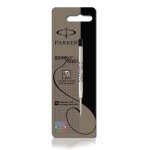 Recharge stylo bille - parker - quinkflow - pointe fine - encre noire - sche rapidement