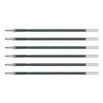 Recharge stylo bille - pilot - rfns - gg - pointe moyenne - couleur noir - lot de 6