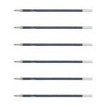 Recharges stylo bille rfns - gg pointe fine bleu - pilot - lot de 6 - rechargeable - non effaable