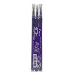 Recharge stylo frixion - frixion - violet - lot de 3 - encre gel - effa�able