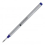 Recharges pour stylo roller - compatible montblanc - bleu - pointe fine - lot de 2 recharges
