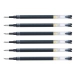 Recharge pour stylo roller - pilot - vball 7 rt - noir - 07 mm - lot de 6