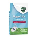 Recharge vicks vapopads menthol - marque vicks - pour inhalateur medical a vapeur electrique - 7 tablettes ...