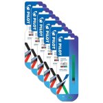 Rechargeable stylo 4 couleurs - pilot - frixion ball - encre gel effaable - pointe fine - lot de 6 packs ...