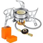 Réchaud camping gaz portable pliable coupe - vent brûleur camping mini 3500w ultra - léger allumage piézo ... Réchaud camping gaz portable pliable coupe - vent brûleur camping mini 3500w ultra - léger allumage piézo ...