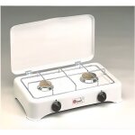 R�chaud gaz - blanc - 5326c - finition �maill�e - br�leur en laiton - usage occasionnel