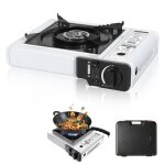 Rchaud  gaz portable - pour camping festivals sorties de pche pique - nique cuisinire  gaz 2200 ...