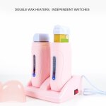 R�chauffeur de cire - salalis - double professionnel - 40w - chauffage double face - rose