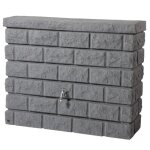 Rcuprateur deau de pluie - garantia - rocky - 400 l - gris granite