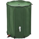 Rservoir souple rcuprateur deau de pluie pliable - 500 l - vert - linxor