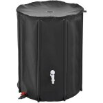R�servoir souple r�cup�rateur deau de pluie pliable - 500 l - noir - linxor