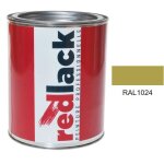 Redlack peinture ral 1024 brillant multisupport 1l