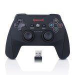 Manette de jeu - redragon - harrow (g808) - sans fil 24 ghz - vibration - compatible pc et ps3