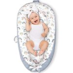 Reducteur de lit bebe - amovible - 100% coton de qualit� b�b� - 90 * 50cm - lit de b�b� - motif arc - ...