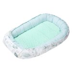 R�ducteur de lit b�b� medi partners 100% coton nid de b�b�s couverture fermoir s�curis� 100x60x15 cm ...
