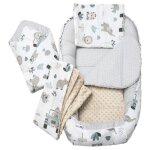 Réducteur de lit bébé medi partners 100% coton nouveau - né nid de bébés insert amovible 100x60x15 cm ... Réducteur de lit bébé medi partners 100% coton nouveau - né nid de bébés insert amovible 100x60x15 cm ...