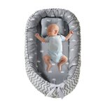 R�ducteur lit b�b� - merkmak - nid de couchage b�b� en coton pur lavable cocon de b�b� base en mousse ...