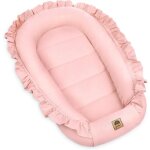 Rducteur de lit bb avec volants bb cocon baby nest nourrissons coussin 100% coton pour lit pour ...