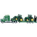 Modle rduit - siku - camion avec tracteurs john deere 1:87 - jouet en mtal pour enfant