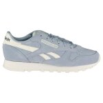 Reebok femme cuir classique basket - craie grise pignon gris Reebok femme cuir classique basket - craie grise pignon gris