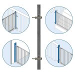 Reer stairflex support pour escalier sur rambarde gris anthracite - 46911