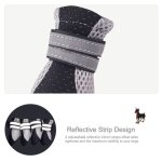Rflchissante bottes chien chaussure de chien respirantes protection pattes gutres pour petit chien ...