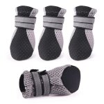 Rflchissante bottes chien chaussure de chien respirantes protection pattes gutres pour petit chien ...
