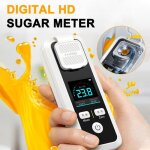 R�fractom�tre num�rique - moohop - brix - plage de mesure de 0% � 32% - �cran couleur ips hd - pr�cision ...