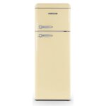 Rfrigrateur 2 portes vintage schneider scdd208vcr - 211l - froid statique - 3 clayettes verre - crme