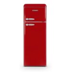 Rfrigrateur 2 portes vintage schneider scdd208vr - 211l (172 + 39) - froid statique - 3 clayettes verre ...