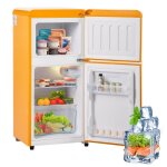 R�frig�rateur combin� - vintage - 60 litres - classe f - jaune