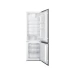 Rfrigrateur conglateur encastrable smeg c41721e - 269 litres - froid brass - niche 178 cm