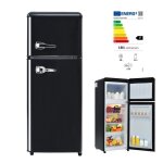 Réfrigérateur congélateur haut - 2 portes 92 l (28 + 64) - l41 cm x h1055 cm - noir Réfrigérateur congélateur haut - 2 portes 92 l (28 + 64) - l41 cm x h1055 cm - noir