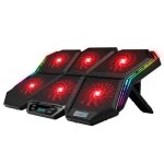 Refroidisseur ordinateur portable 12 - 17r�glables en hauteur6 ventilateurs silencieux2 ports usbrefroidisseme ...