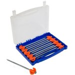 Regatta piquets de tente avec étui 20 cm acier argent 21 pièces Regatta piquets de tente avec étui 20 cm acier argent 21 pièces